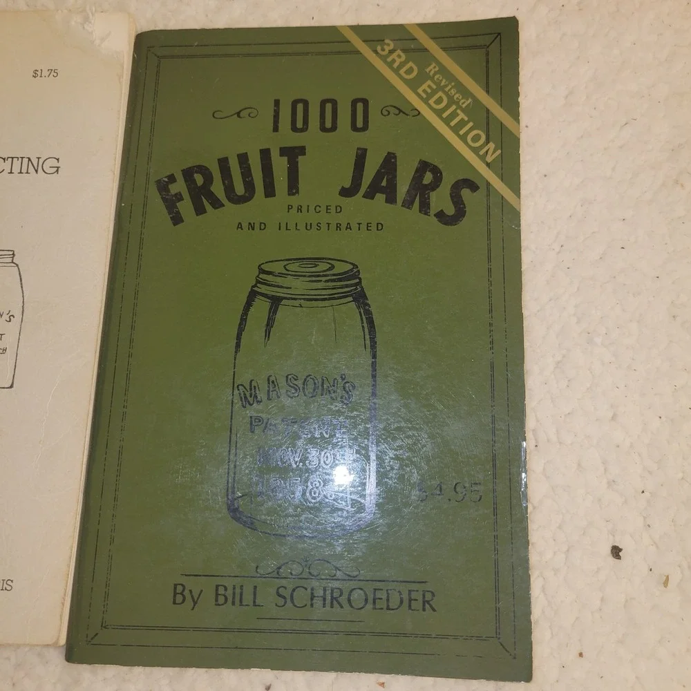 Fruit Jar Collector Book‎ Lot Price Guides Schroeder Burris Harvest Vintage